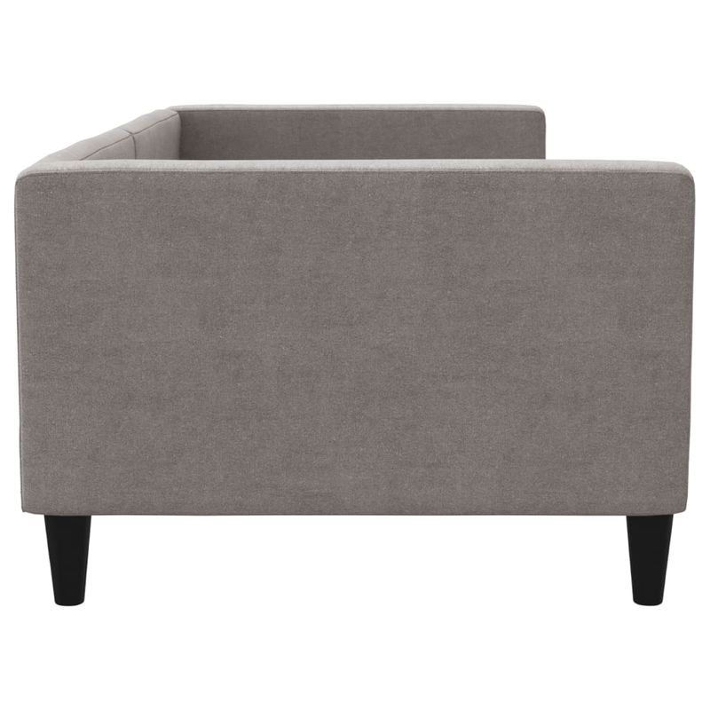 Casa si Gradina - Mobilier - Paturi si accesorii - Paturi - Pat de zi, gri taupe, 90x200 cm, material textil - Infinity.ro