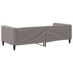 Casa si Gradina - Mobilier - Paturi si accesorii - Paturi - Pat de zi, gri taupe, 90x200 cm, material textil - Infinity.ro