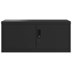 Casa si Gradina - Constructii - Depozitare, transport si protectie - Rafturi, fisete si vestiare - Fiset, negru, 90x40x110 cm, otel - Infinity.ro