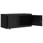 Casa si Gradina - Constructii - Depozitare, transport si protectie - Rafturi, fisete si vestiare - Fiset, negru, 90x40x110 cm, otel - Infinity.ro