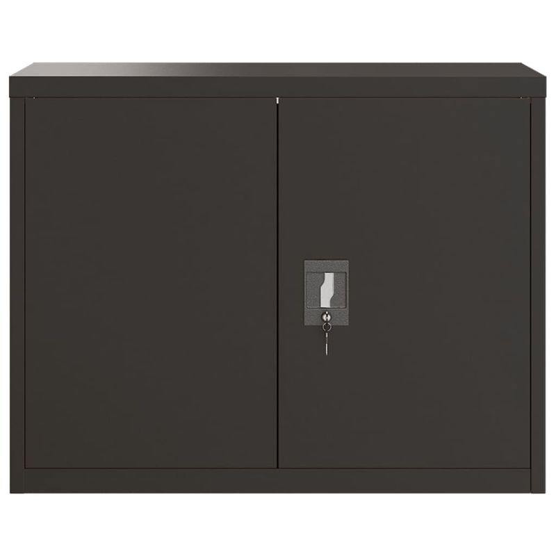 Casa si Gradina - Constructii - Depozitare, transport si protectie - Rafturi, fisete si vestiare - Fiset, negru, 90x40x110 cm, otel - Infinity.ro