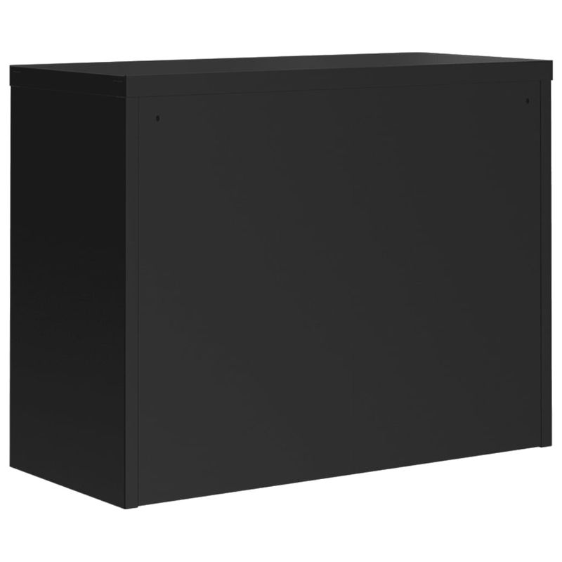 Casa si Gradina - Constructii - Depozitare, transport si protectie - Rafturi, fisete si vestiare - Fiset, negru, 90x40x110 cm, otel - Infinity.ro