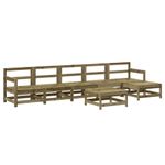 Casa si Gradina - Gradina si terasa - Mobilier exterior - Seturi mobila gradina - Set mobilier de gradina, 7 piese, lemn de pin tratat - Infinity.ro