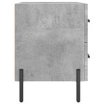 Casa si Gradina - Mobilier - Comode si corpuri - Noptiere - Noptiera, gri beton, 40x35x47,5 cm, lemn compozit - Infinity.ro