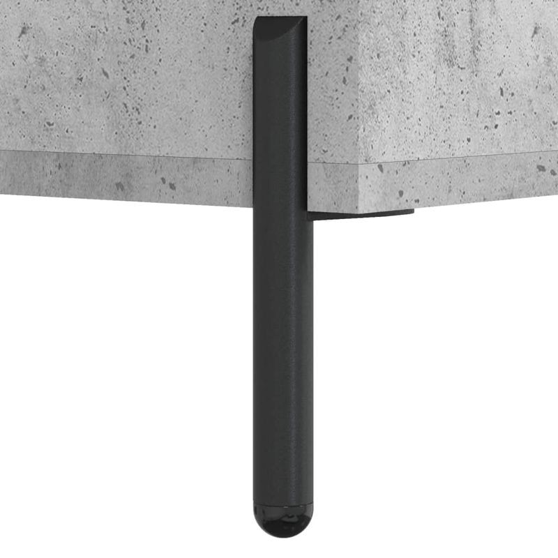 Casa si Gradina - Mobilier - Comode si corpuri - Noptiere - Noptiera, gri beton, 40x35x47,5 cm, lemn compozit - Infinity.ro