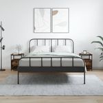 Casa si Gradina - Mobilier - Comode si corpuri - Noptiere - Noptiere, 2 buc., stejar fumuriu, 34x35,5x50 cm, lemn compozit - Infinity.ro