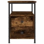 Casa si Gradina - Mobilier - Comode si corpuri - Noptiere - Noptiere, 2 buc., stejar fumuriu, 34x35,5x50 cm, lemn compozit - Infinity.ro