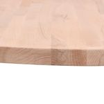 Casa si Gradina - Mobilier - Feronerie si accesorii mobila - Blat de masa rotund, diametru 80x4 cm, lemn masiv de fag, maro deschis - Infinity.ro