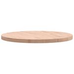 Casa si Gradina - Mobilier - Feronerie si accesorii mobila - Blat de masa rotund, diametru 80x4 cm, lemn masiv de fag, maro deschis - Infinity.ro