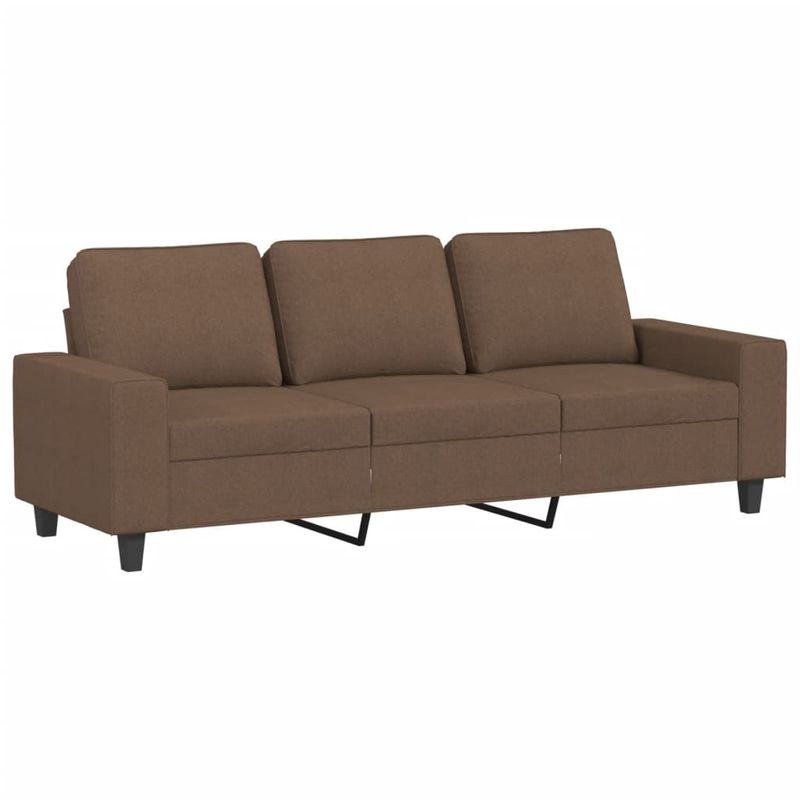 Casa si Gradina - Mobilier - Seturi de mobilier - Seturi living - Set de canapele, 3 piese, maro, textil - Infinity.ro