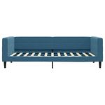 Casa si Gradina - Mobilier - Paturi si accesorii - Paturi - Pat de zi, albastru, 90x200 cm, catifea - Infinity.ro