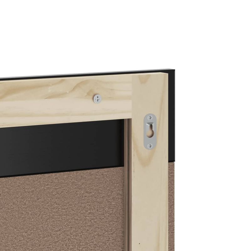 Casa si Gradina - Mobilier - Seturi de mobilier - Seturi baie - Set mobilier de baie „BERG”, 2 piese, negru, lemn masiv de pin - Infinity.ro