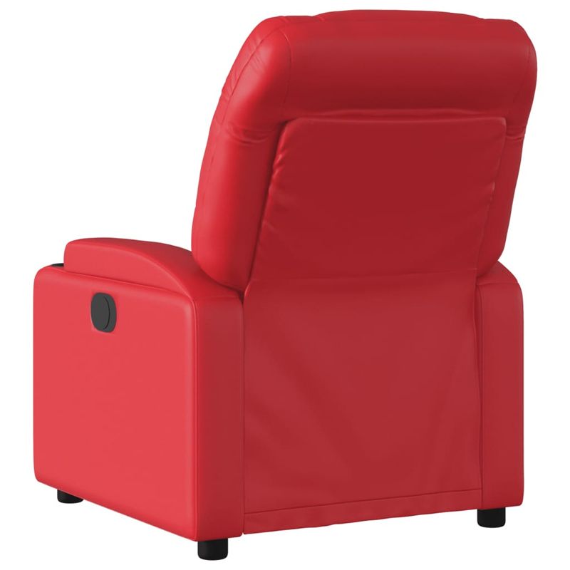 Casa si Gradina - Mobilier - Scaune si fotolii - Fotolii - Fotoliu rabatabil, rosu, piele ecologica - Infinity.ro