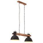 Casa si Gradina - Corpuri si surse de iluminat - Veioze si lampi - Lampi de veghe - Lampa suspendata industriala, negru, 109 cm, 25 W, E27 - Infinity.ro