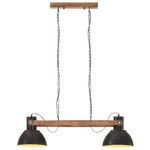 Casa si Gradina - Corpuri si surse de iluminat - Veioze si lampi - Lampi de veghe - Lampa suspendata industriala, negru, 109 cm, 25 W, E27 - Infinity.ro
