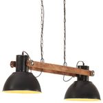 Casa si Gradina - Corpuri si surse de iluminat - Veioze si lampi - Lampi de veghe - Lampa suspendata industriala, negru, 109 cm, 25 W, E27 - Infinity.ro