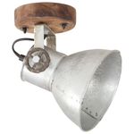 Casa si Gradina - Corpuri si surse de iluminat - Plafoniere, aplice si spoturi - Lampi de perete/tavan industriale argintiu 2 buc 20x25 cm E27 - Infinity.ro