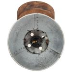 Casa si Gradina - Corpuri si surse de iluminat - Plafoniere, aplice si spoturi - Lampi de perete/tavan industriale argintiu 2 buc 20x25 cm E27 - Infinity.ro