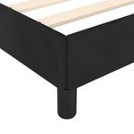 Casa si Gradina - Mobilier - Paturi si accesorii - Paturi - Cadru de pat cu tablie, negru, 200x200 cm, catifea - Infinity.ro