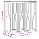 Casa si Gradina - Mobilier - Comode si corpuri - Console - Masa consola, auriu, 70x30x70 cm, otel inoxidabil și sticla - Infinity.ro