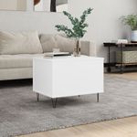 Casa si Gradina - Mobilier - Mese si birouri - Masute de cafea - Masuta de cafea, alb, 60x44,5x45 cm, lemn prelucrat - Infinity.ro