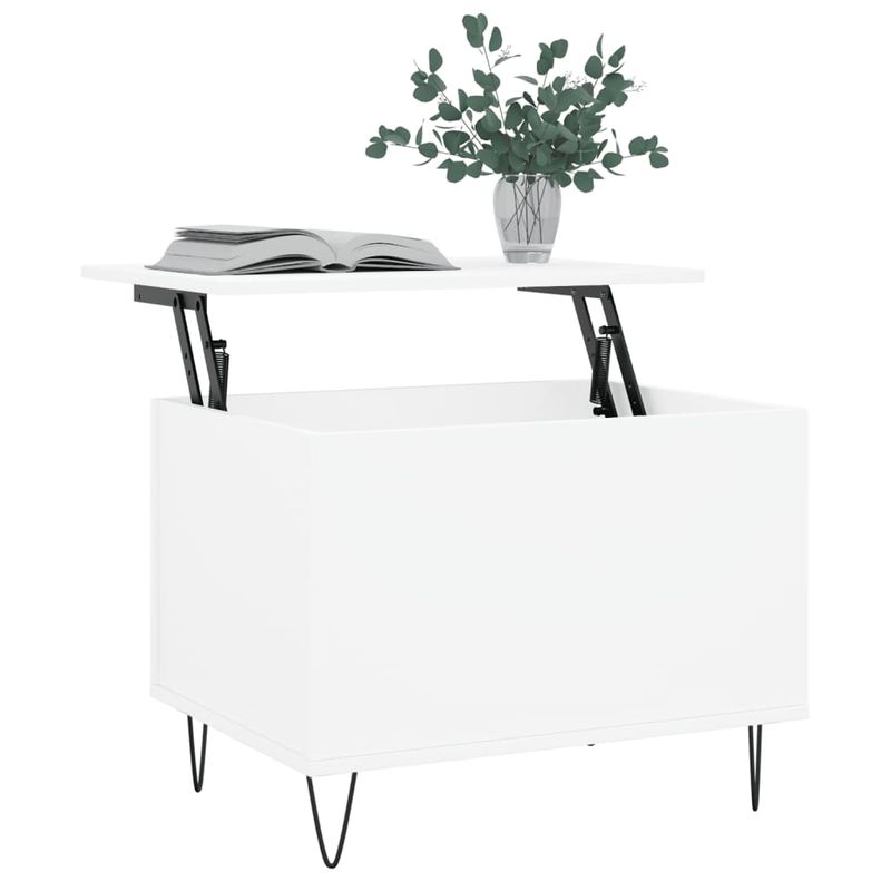 Casa si Gradina - Mobilier - Mese si birouri - Masute de cafea - Masuta de cafea, alb, 60x44,5x45 cm, lemn prelucrat - Infinity.ro