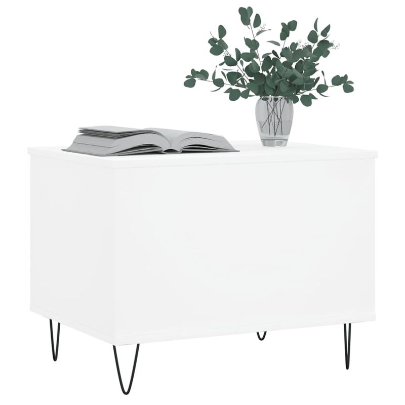 Casa si Gradina - Mobilier - Mese si birouri - Masute de cafea - Masuta de cafea, alb, 60x44,5x45 cm, lemn prelucrat - Infinity.ro
