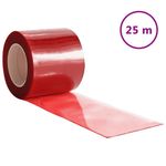Casa si Gradina - Textile si covoare - Perdele si draperii - Perdele - Perdea pentru usa, rosu, 200 mmx1,6 mm 25 m, PVC - Infinity.ro