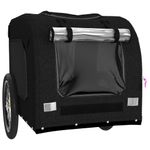 Petshop - Accesorii petshop - Culcusuri si custi - Genti si articole transport - Remorca bicicleta animale companie, negru, textil oxford/fier - Infinity.ro
