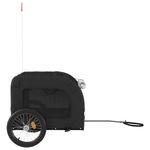 Petshop - Accesorii petshop - Culcusuri si custi - Genti si articole transport - Remorca bicicleta animale companie, negru, textil oxford/fier - Infinity.ro
