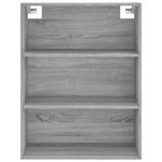 Casa si Gradina - Mobilier - Comode si corpuri - Comode - Dulap inalt, gri sonoma, 69,5x34x180 cm, lemn compozit - Infinity.ro