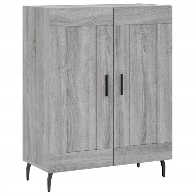 Casa si Gradina - Mobilier - Comode si corpuri - Comode - Dulap inalt, gri sonoma, 69,5x34x180 cm, lemn compozit - Infinity.ro