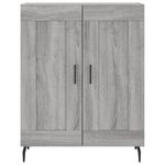 Casa si Gradina - Mobilier - Comode si corpuri - Comode - Dulap inalt, gri sonoma, 69,5x34x180 cm, lemn compozit - Infinity.ro