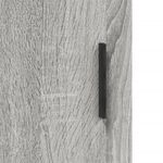 Casa si Gradina - Mobilier - Comode si corpuri - Comode - Dulap inalt, gri sonoma, 69,5x34x180 cm, lemn compozit - Infinity.ro