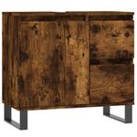 Casa si Gradina - Mobilier - Mobilier baie - Comode baie - Comoda de baie, stejar afumat, 65x33x60 cm, lemn prelucrat - Infinity.ro