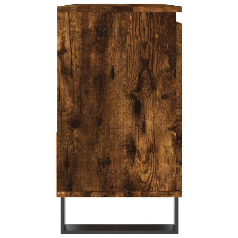 Casa si Gradina - Mobilier - Mobilier baie - Comode baie - Comoda de baie, stejar afumat, 65x33x60 cm, lemn prelucrat - Infinity.ro