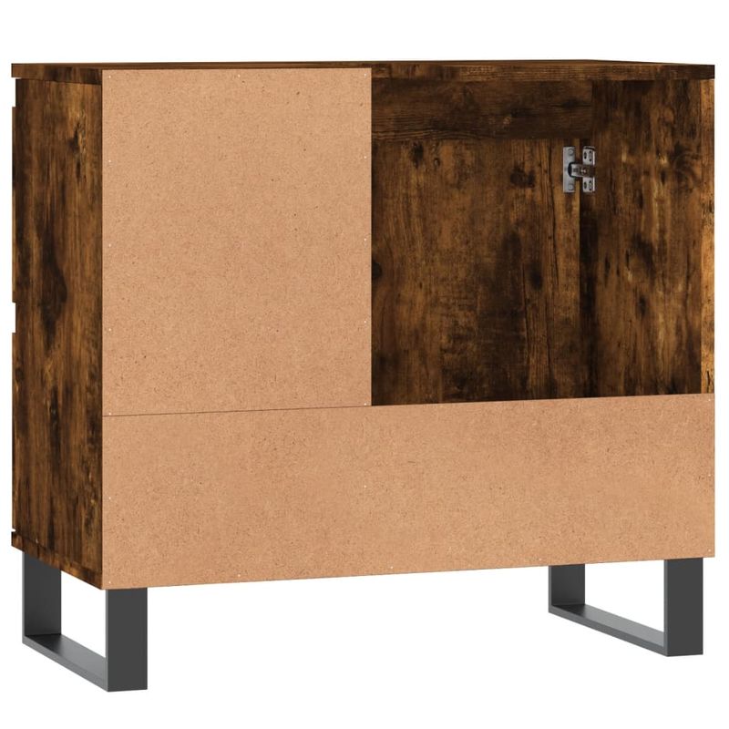 Casa si Gradina - Mobilier - Mobilier baie - Comode baie - Comoda de baie, stejar afumat, 65x33x60 cm, lemn prelucrat - Infinity.ro