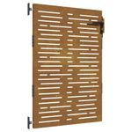 Casa si Gradina - Gradina si terasa - Garduri, panouri si accesorii - Poarta pentru gradina, 85x125 cm, otel corten, dreptunghiuri - Infinity.ro