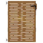 Casa si Gradina - Gradina si terasa - Garduri, panouri si accesorii - Poarta pentru gradina, 85x125 cm, otel corten, dreptunghiuri - Infinity.ro