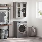 Casa si Gradina - Mobilier - Comode si corpuri - Comode - Dulap pe perete, sonoma gri, 69,5x34x90 cm, lemn prelucrat - Infinity.ro