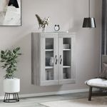 Casa si Gradina - Mobilier - Comode si corpuri - Comode - Dulap pe perete, sonoma gri, 69,5x34x90 cm, lemn prelucrat - Infinity.ro