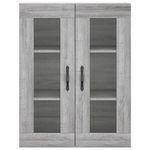 Casa si Gradina - Mobilier - Comode si corpuri - Comode - Dulap pe perete, sonoma gri, 69,5x34x90 cm, lemn prelucrat - Infinity.ro