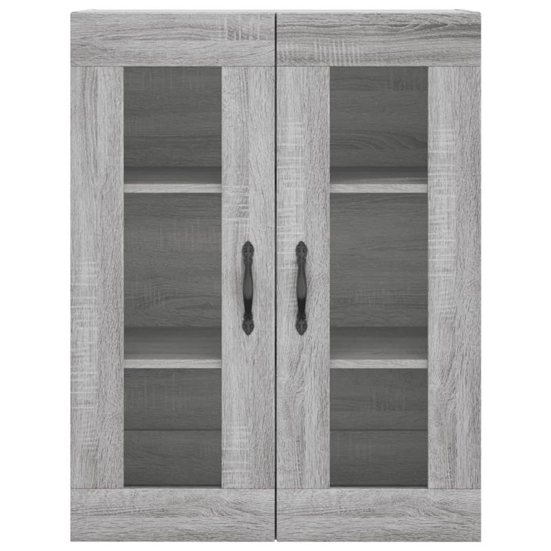 Casa si Gradina - Mobilier - Comode si corpuri - Comode - Dulap pe perete, sonoma gri, 69,5x34x90 cm, lemn prelucrat - Infinity.ro