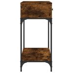 Casa si Gradina - Mobilier - Comode si corpuri - Console - Masuta consola, stejar fumuriu, 100x34,5x75 cm, lemn prelucrat - Infinity.ro