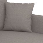 Casa si Gradina - Mobilier - Canapele si coltare - Canapele - Set de canapea cu perne, 2 piese, gri taupe, material textil - Infinity.ro