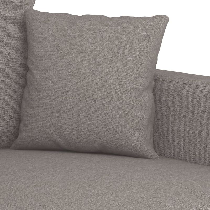 Casa si Gradina - Mobilier - Canapele si coltare - Canapele - Set de canapea cu perne, 2 piese, gri taupe, material textil - Infinity.ro
