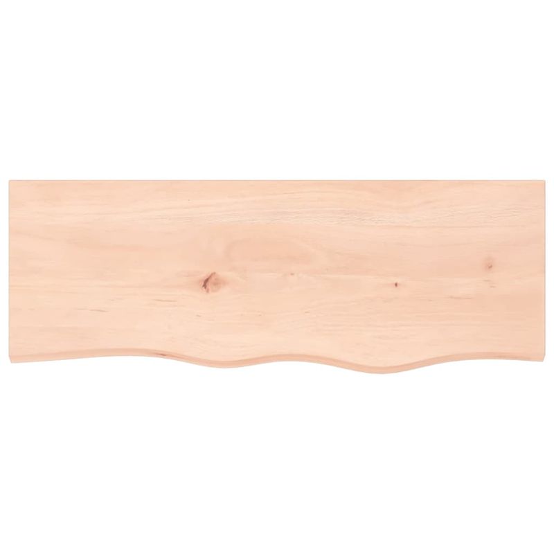 Casa si Gradina - Mobilier - Mobilier baie - Blaturi baie - Blat de baie, 80x30x(2-4) cm, lemn masiv netratat - Infinity.ro