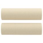 Casa si Gradina - Mobilier - Canapele si coltare - Canapele - Canapea cu 3 locuri cu pernute, crem, 180 cm, textil - Infinity.ro