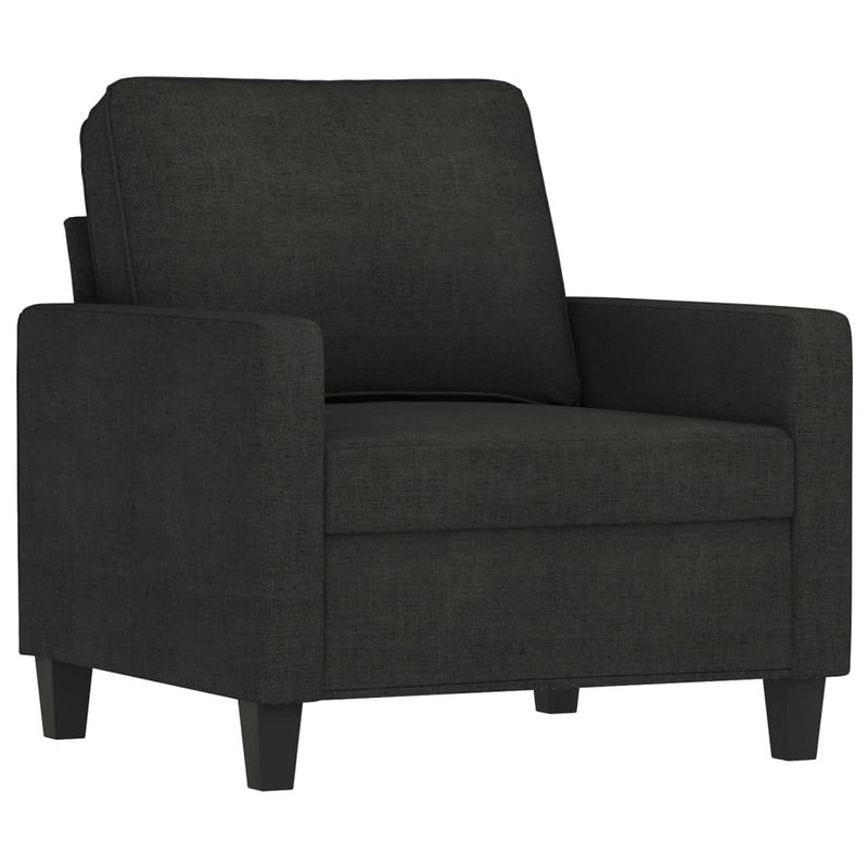 Casa si Gradina - Mobilier - Seturi de mobilier - Seturi living - Set de canapele cu perne, 4 piese, negru, textil - Infinity.ro