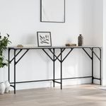 Casa si Gradina - Mobilier - Comode si corpuri - Console - Masuta consola, gri sonoma, 180x29x75 cm, lemn prelucrat - Infinity.ro